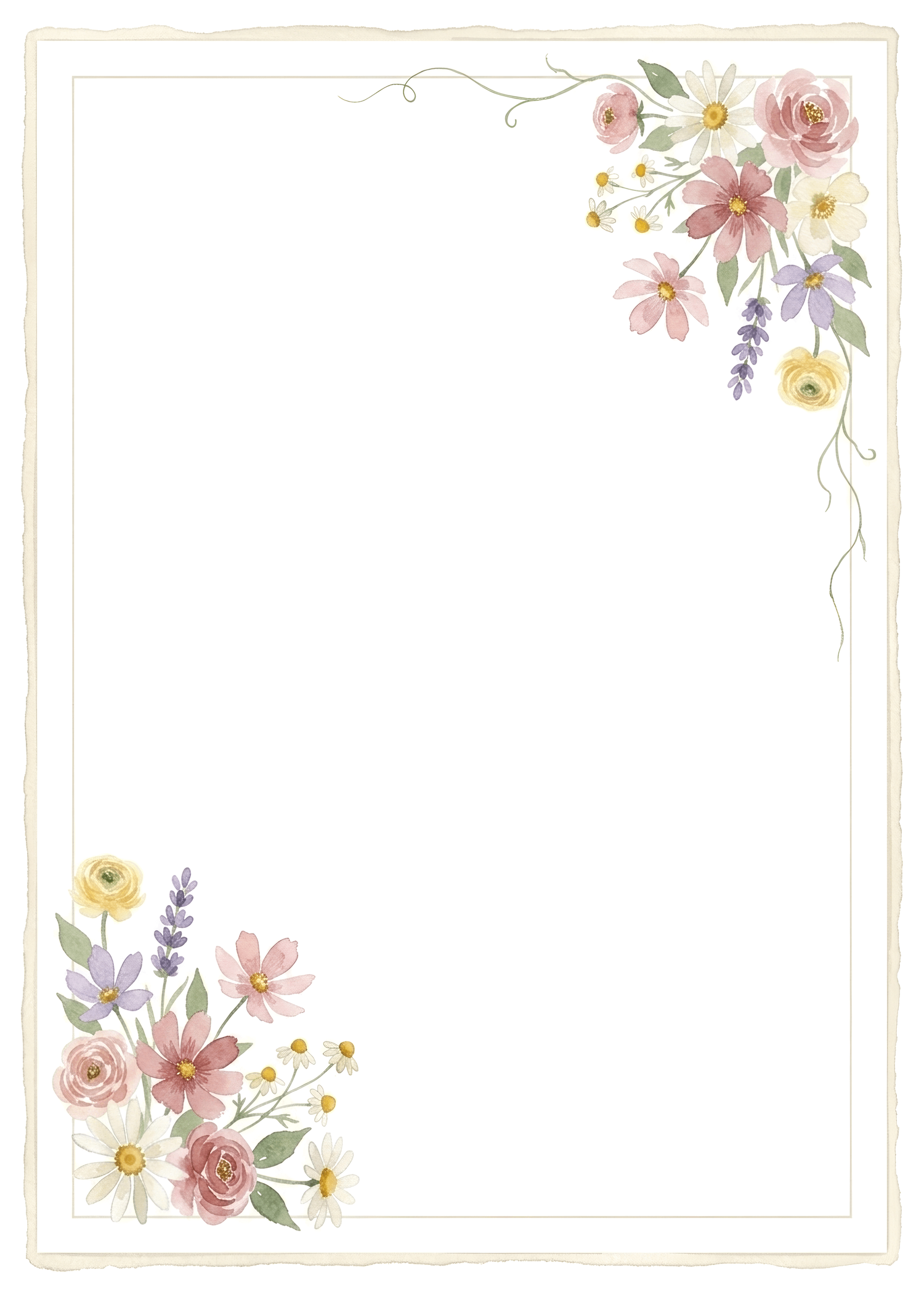 Black Edge Floral