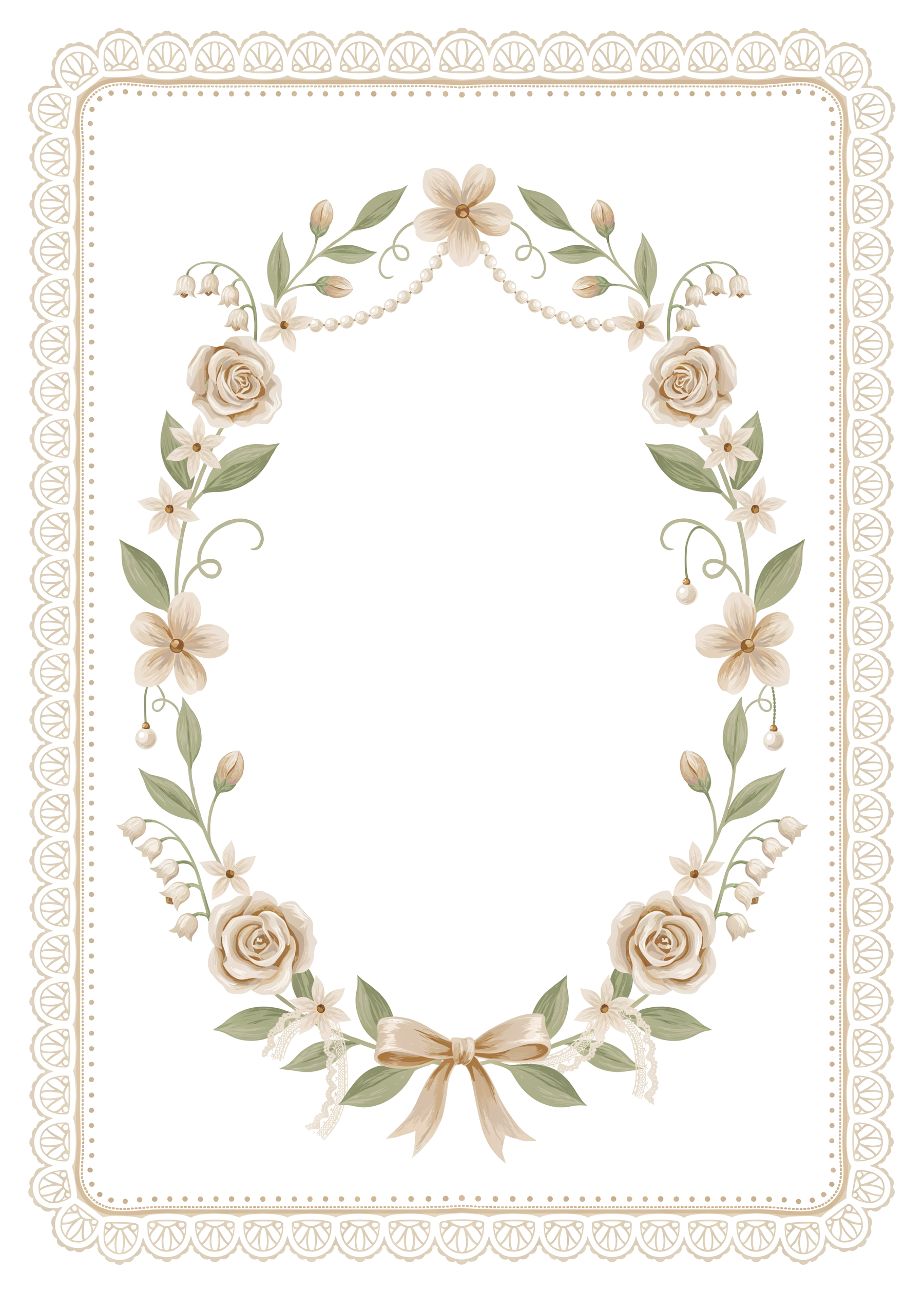 Ivory Lace Pearl